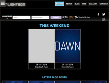 Tablet Screenshot of lightboxlondon.net